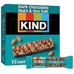 12-Pack KIND Dark Chocolate Nuts & Sea Salt Bars for $9.48