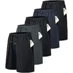 Kinglaman Men’s 5-Pack Athletic Gym Workout Shorts with Pockets for $19.99