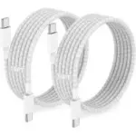 Kitminun 10ft 60W USB C to C Fast Charger Cable (2-Pack) for $3.99