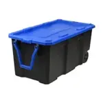 Kobalt 50-Gallon Heavy Duty Rolling Tote with Latching Lid for $38.68