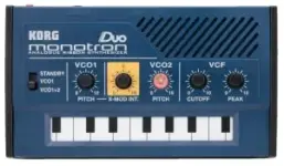Korg Monotron Duo Analog Ribbon Synthesizer Module for $46