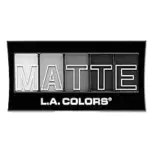 L.A. COLORS 5-Color Matte Eyeshadow Palette – Black Lace for $3.50