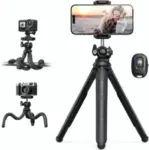 Lamicall Flexible Aluminium Phone Camera Tripod with Wireless Remote for $13