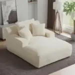 Latitude Run 50-Inch Corduroy Indoor Chaise Lounge Chair for $269.99