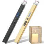 LcFun 2-Pack USB Rechargeable Electric Plasma Arc Candle Lighters for $6.64