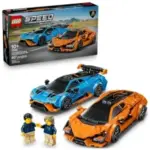 LEGO Speed Champions Lamborghini Revuelto & Huracán STO Car for $40