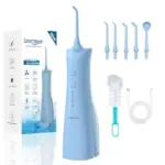 Leominor 230mL Cordless Rechargeable Water Dental Flosser for $6.99