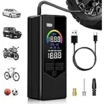 Leyacs Portable Tire Inflator with 7500mAh Battery – Now $27.99