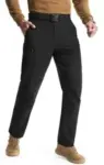 Libin Lightweight Stretch Men’s Cargo Hiking Pants with 8 Pockets for $17