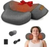 Lifiora 3-In-1 Foldable Neck Massager Pillow with Heat & Cervical Traction for $29.99
