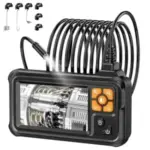 Lightswim 4.3″ 1080p IPS HD Borescope with LED Lights & 16.5′ Cable for $13