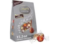 Lindt Lindor Milk Assorted Chocolate Truffles 15.2-oz Bag for $5.99 with Extra 20% Off on 3+ Items