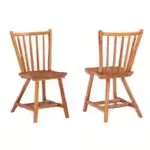 Linon Winston Oak Wood Dining Chair Set of 2 for $112.73