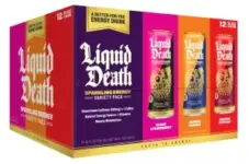 12-Pack Liquid Death Sparkling Energy Variety Pack for $12