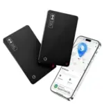 2-Pack Lmrbelec Ultra-Slim Rechargeable Wallet Tracker Cards for $15