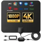 Long Range Indoor TV Antenna – 4K and 1080p Support for $40.19
