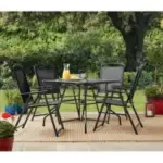Mainstays Albany Lane Steel 5-Piece Outdoor Dining Set for $98