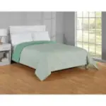 Mainstays Green Reversible Microfiber Comforter (Full/Queen) for $13.97