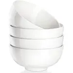 Malacasa Set of 4 Porcelain Soup Bowls – 26oz Each for $10.41