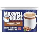 Maxwell House Hazelnut Cafe Instant Beverage Mix 9oz for $3.12