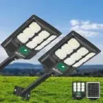 Mcfacesun 12000LM 6500K Motion Solar Lights (2-Pack) for $32.49