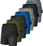 5-Pack Men’s 2-in-1 Stretch Active Quick Dry Gym Running Shorts for $28.99
