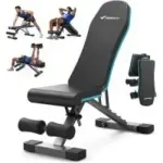 Merach Foldable Adjustable Weight Bench Now $49.99 – 72 Training Angles $69.99