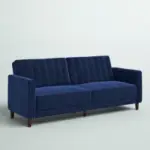 Mercury Row Perdue 81.5-in Velvet Convertible Sofa for $199.99