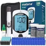 Metene TD-4116 Blood Glucose Monitor Kit for $17.49