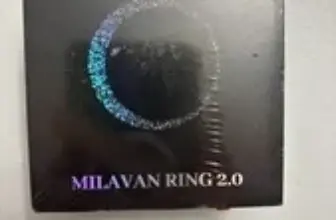 Milavan Ring 2.0 Smart Fitness Tracker – Size 7, Black for $24.30