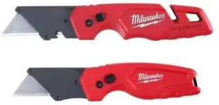 Milwaukee FASTBACK Folding Utility Knife Set for $15.97