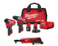 Milwaukee M12 Fuel 12-Volt Brushless Hammer Drill and Impact Driver Combo Kit for $229 $229.00
