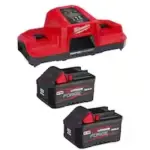 Milwaukee M18 18V Lithium-Ion Starter Kit with 2x 6.0Ah Batteries & Charger for $319.00