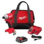 Milwaukee M18 18-Volt Li-Ion Compact 1/4 in. Impact Driver Kit for $129.00