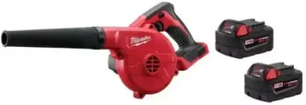Milwaukee M18 18V Cordless Compact Blower with (2) 5.0 Ah Batteries for $199 $199.00