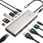 Minthouz 12-in-1 4K HDMI Dual 8K DP USB-C Docking Station for $35.99