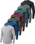 7-Pack MLYENX Long Sleeve Moisture Wicking Shirts for $30