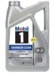 5-Quart Mobil 1 Advanced Clean Full Synthetic Oil for $26 with $4 Walmart Cash $26.00