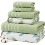 Modern Threads 100% Cotton Bath Towel Set (6-Piece) for $19.99