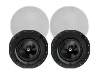 Monoprice 2-Way Carbon Fiber In-Ceiling Speakers (8in, Pair) for $179.99