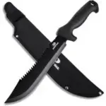 Mossy Oak 16″ Heavy Duty Machete with Saw and Sheath for $15.99