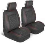 MotorBox Faux Leather Front Seat Covers for $24