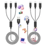 Multi Charging Cable 2-Pack (4FT) for $4.93