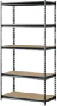 5-Tier Muscle Rack Steel Shelving with 4000-Lb Capacity for $45.60