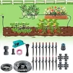 MYMULIKE Drip Irrigation System with 1/2-in Main Pipe & 1/4-in Branch Pipe for $17.99