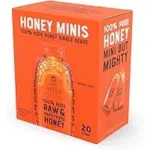 20 Count Nates Honey Minis – Pure, Raw & Unfiltered Honey for $4.63
