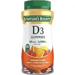 Nature’s Bounty Vitamin D3 Gummies 90ct for $9.06