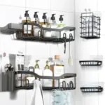 NESOMI 7-Piece Adhesive Shower Caddy Organizer for $9.99