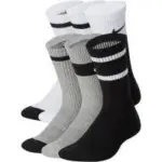 Nike Kids Everyday Cushioned Dri-FIT Crew Socks (6-Pack) for $12.00