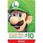 Nintendo eShop $10 Gift Card for $8.98